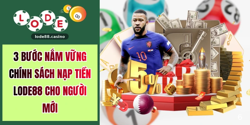 3 Bước Nắm Vững Chính Sách Nạp Tiền LODE88 Cho Người Mới