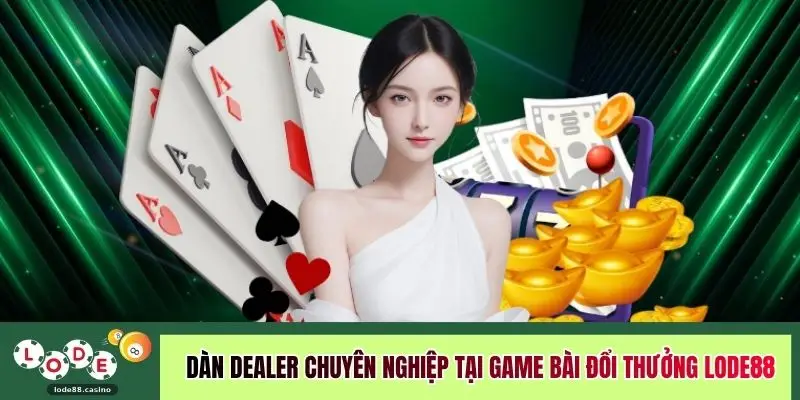Dàn Dealer chuyên nghiệp tại game bài đổi thưởng LODE88